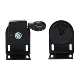 Maxbell Exterior Sun Shades Mounting Brackets Backyard Deck Patio Cordless Crank Kit Black