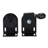 Maxbell Exterior Sun Shades Mounting Brackets Backyard Deck Patio Cordless Crank Kit Black