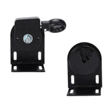 Maxbell Exterior Sun Shades Mounting Brackets Backyard Deck Patio Cordless Crank Kit Black