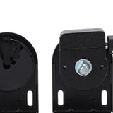 Maxbell Exterior Sun Shades Mounting Brackets Backyard Deck Patio Cordless Crank Kit Black