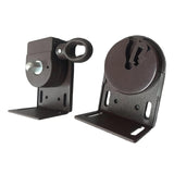 Maxbell Exterior Sun Shades Mounting Brackets Backyard Deck Patio Cordless Crank Kit Brown