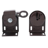 Maxbell Exterior Sun Shades Mounting Brackets Backyard Deck Patio Cordless Crank Kit Brown