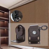 Maxbell Exterior Sun Shades Mounting Brackets Backyard Deck Patio Cordless Crank Kit Brown