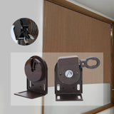 Maxbell Exterior Sun Shades Mounting Brackets Backyard Deck Patio Cordless Crank Kit Brown