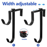 Maxbell 2 Pieces Pool Pole Hanger Pool Equipment Hooks for Nets Skimmer Garden Tools