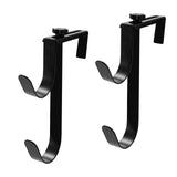 Maxbell 2 Pieces Pool Pole Hanger Pool Equipment Hooks for Nets Skimmer Garden Tools