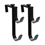 Maxbell 2 Pieces Pool Pole Hanger Pool Equipment Hooks for Nets Skimmer Garden Tools