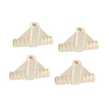 Maxbell 4 Pieces Tent Pole Connectors Easy Setup Premium Portable Gazebo Tent Joints 10.1cmx6.1cm