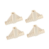 Maxbell 4 Pieces Tent Pole Connectors Easy Setup Premium Portable Gazebo Tent Joints 10.1cmx6.1cm