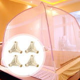 Maxbell 4 Pieces Tent Pole Connectors Easy Setup Premium Portable Gazebo Tent Joints Height 6.1cm
