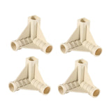 Maxbell 4 Pieces Tent Pole Connectors Easy Setup Premium Portable Gazebo Tent Joints Height 6.1cm