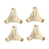 Maxbell 4 Pieces Tent Pole Connectors Easy Setup Premium Portable Gazebo Tent Joints Height 6.1cm