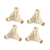 Maxbell 4 Pieces Tent Pole Connectors Easy Setup Premium Portable Gazebo Tent Joints Height 6.1cm