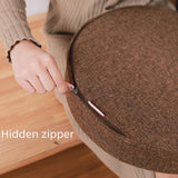 Maxbell Chair Cushion Home Detachable Anti Slip Office Comfortable Kitchen Chair Pad Brown