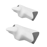 Maxbell Cervical Pillow Breathable Soft Memory Foam for Relaxing Living Room Bedroom Small