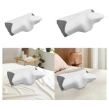 Maxbell Cervical Pillow Breathable Soft Memory Foam for Relaxing Living Room Bedroom Small