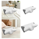 Maxbell Cervical Pillow Breathable Soft Memory Foam for Relaxing Living Room Bedroom Small