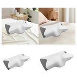 Maxbell Cervical Pillow Breathable Soft Memory Foam for Relaxing Living Room Bedroom Small