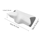 Maxbell Cervical Pillow Breathable Soft Memory Foam for Relaxing Living Room Bedroom Small