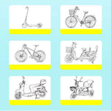 Maxbell Outdoor Cycle Front Storage Basket Multipurpose Universal Non Woven Fabric