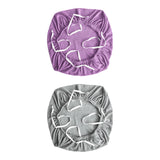 Maxbell Elastic Office Chair Cover Swivel Chair Cover Desk Computer Chair Seat Cover Light Violet