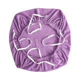 Maxbell Elastic Office Chair Cover Swivel Chair Cover Desk Computer Chair Seat Cover Light Violet