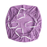 Maxbell Elastic Office Chair Cover Swivel Chair Cover Desk Computer Chair Seat Cover Light Violet