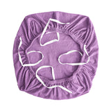 Maxbell Elastic Office Chair Cover Swivel Chair Cover Desk Computer Chair Seat Cover Light Violet