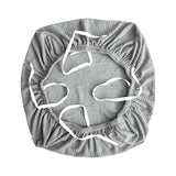 Maxbell Elastic Office Chair Cover Swivel Chair Cover Desk Computer Chair Seat Cover Light Grey