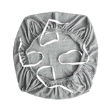 Maxbell Elastic Office Chair Cover Swivel Chair Cover Desk Computer Chair Seat Cover Light Grey