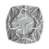 Maxbell Elastic Office Chair Cover Swivel Chair Cover Desk Computer Chair Seat Cover Light Grey