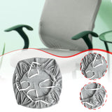 Maxbell Elastic Office Chair Cover Swivel Chair Cover Desk Computer Chair Seat Cover Light Grey