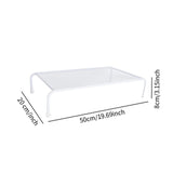 Maxbell Monitor Stand Riser Stable Iron Monitor Holder for Home Computers Apartments 50cmx20cmx8cm