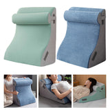 Maxbell Backrest Pillow Back Cushion Reading Rest Pillow for Adult Sitting up in Bed Green