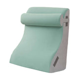 Maxbell Backrest Pillow Back Cushion Reading Rest Pillow for Adult Sitting up in Bed Green