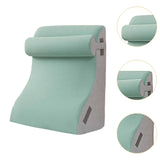 Maxbell Backrest Pillow Back Cushion Reading Rest Pillow for Adult Sitting up in Bed Green