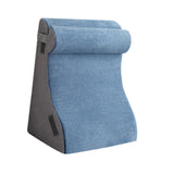 Maxbell Backrest Pillow Back Cushion Reading Rest Pillow for Adult Sitting up in Bed Gray