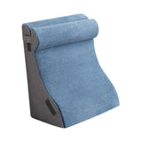 Maxbell Backrest Pillow Back Cushion Reading Rest Pillow for Adult Sitting up in Bed Gray