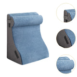 Maxbell Backrest Pillow Back Cushion Reading Rest Pillow for Adult Sitting up in Bed Gray