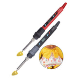 Maxbell Mini Craft Iron Wired Electric for Dolls DIY Crafting Projects Small Fabrics Red