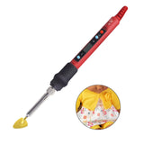 Maxbell Mini Craft Iron Wired Electric for Dolls DIY Crafting Projects Small Fabrics Red