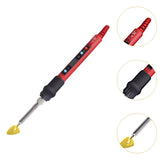 Maxbell Small Tiny Crafts Iron Family Gift Ironing Pen for Hats Dolls Clothes Sewing Red