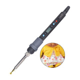 Maxbell Mini Iron Round Ironing Tip Compact 80W for Baby Items Collars Small Fabrics