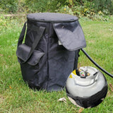 Maxbell 20lb Propane Tank Cover Portable Gas Bottle Cover for Hiking Camping Outdoor