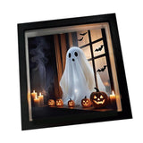 Maxbell Halloween Sign Prop Spooky Creative with Light for Home Centerpiece Tabletop