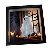 Maxbell Halloween Sign Prop Spooky Creative with Light for Home Centerpiece Tabletop