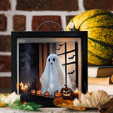 Maxbell Halloween Sign Prop Spooky Creative with Light for Home Centerpiece Tabletop