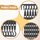 Maxbell 8 Pieces Space Saving Hangers Dorm Closet Organizer for Coats Sweaters Skirt