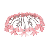 Maxbell 12Pcs Shower Curtain Hooks Dorm Housewarming Bowknot Decorative Hanger Rings