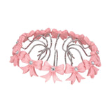 Maxbell 12Pcs Shower Curtain Hooks Dorm Housewarming Bowknot Decorative Hanger Rings